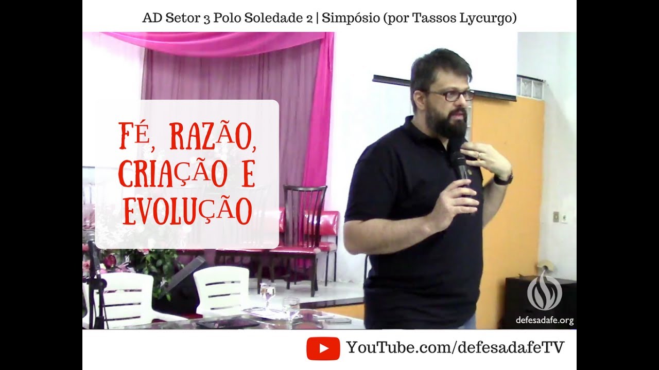 Dr. Tassos Lycurgo fala sobre ciência, fé, razão, criação e evolução