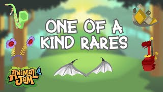 Worth Talk: One Of A Kind Rare Items! Animal jam Play Wild