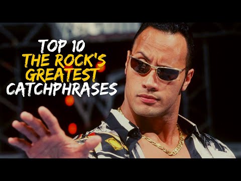 TOP 10 The Rock's Greatest Catchphrases || Rock`s Epic Moments