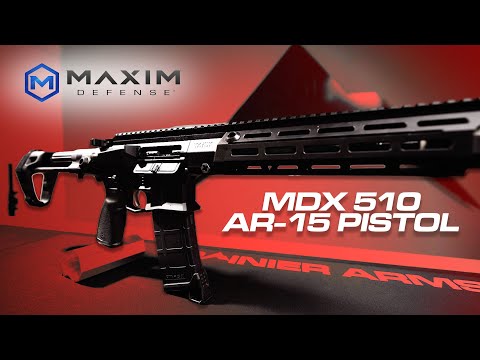 🔥 Explore the Next Evolution in AR-15 Pistols with the Maxim Defense MDX 510! 🔥