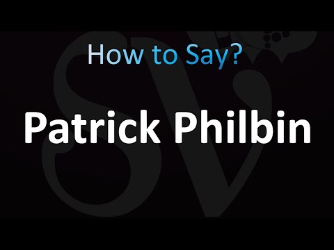 How to Pronounce Patrick Philbin (correctly!)