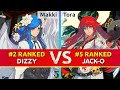 GGST Makki 2 Ranked Dizzy Vs Tora 5 Ranked Jack O High Level Gameplay