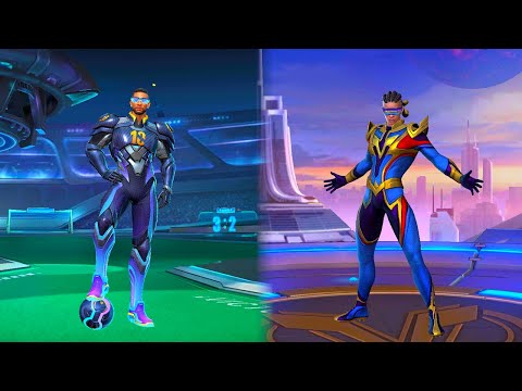 Bruno Firebolt Skin VS Halo Striker Skin MLBB Comparison