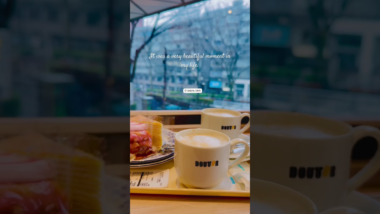 It was a very beautiful moment in my life☃️🥰 #snowfall #tokyo #coffeetime #thatssotrue #shortfeed