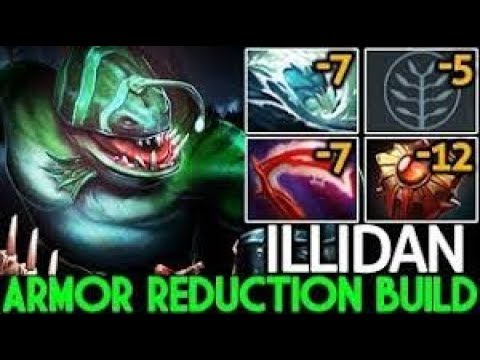 Miracle Mid Tidehunter armor reduction Build New Meta 7.21 2019