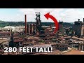 Largest Abandoned Factory We Ve Ever Explored Steel Mill Blast Furnace
