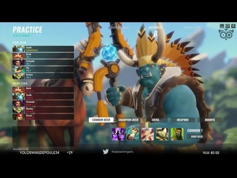 Paladins Closed Beta Grohk Gameplay