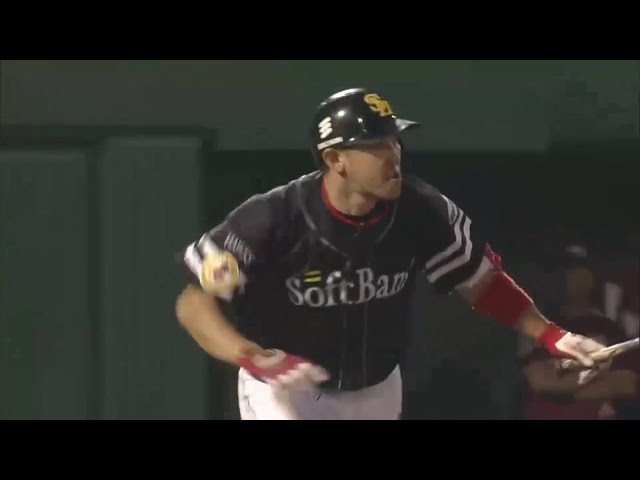 【6回表】ホークス・内川がイーグルス・松井裕撃ち!! 貫禄の2点タイムリーで均衡を破る!! 2014/7/30 E-H