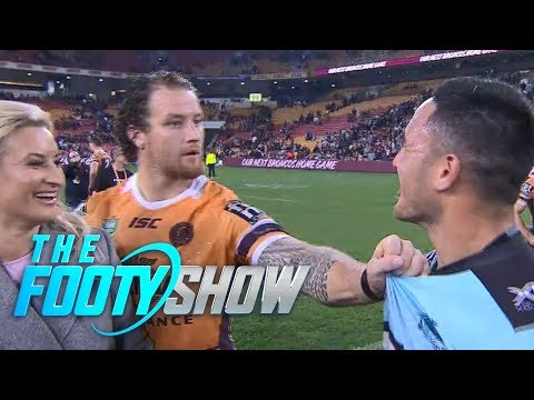 Korbin Sims shows Holmes who's boss | NRL Footy Show 2018