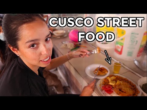 INCREDIBLE STREET FOOD TOUR IN CUSCO PERU (Best local foods to eat)