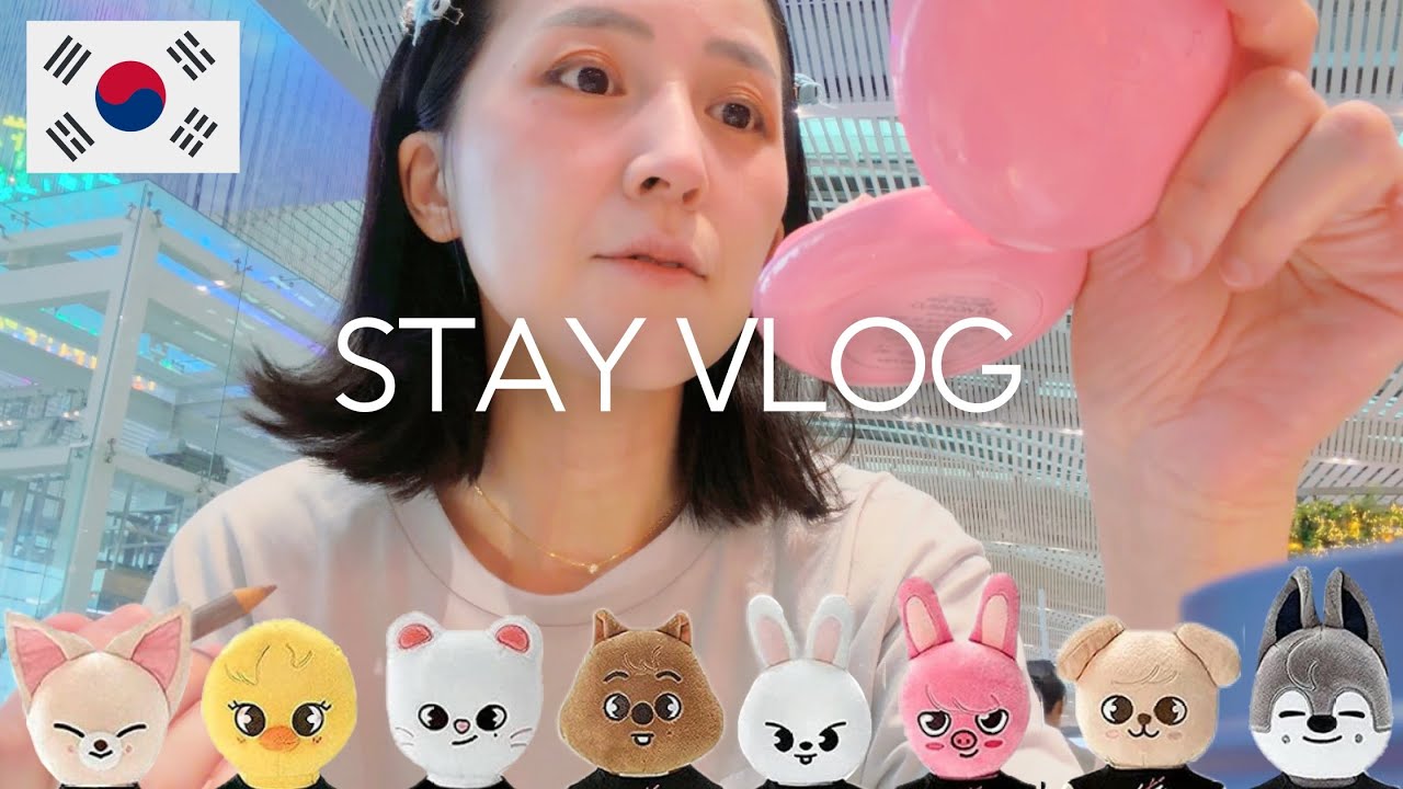 【推し活渡韓】朝からイミグレで2時間半並んだあとの、空港でコーヒー飲みながらメイク雑談【仁川空港ターミナル２】