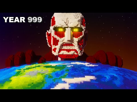 TITAN vs Villagers For 1000 Years