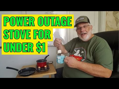 DIY: Quickest Emergency Stove in the World. (Start Cooking in 30 Seconds)