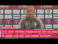 Arne Slot blikt vooruit op Luzern - Feyenoord