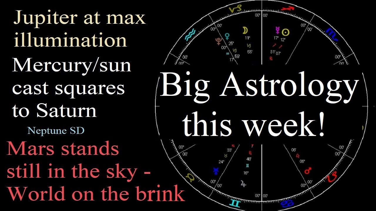 Astrology Dec 3-9-2024 - Sun/Mercury square Saturn - Venus conj Pluto - Mars SR - Neptune SD + More!