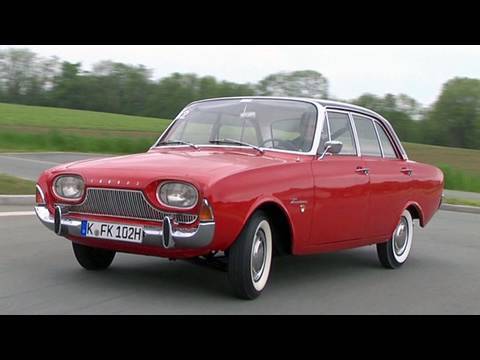 Der Ford Taunus 17m von 1960 im Video - Historische Fahrt mit der Badewanne