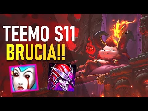 TEEMO TOP IN SEASON 11 CON LA BURN BUILD!! - 4 burn insieme!! 🔥🔥
