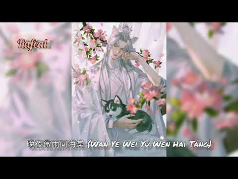 [Pinyin + Karaoke] Vãn Dạ Vi Vũ Vấn Hải Đường • 晚夜微雨问海棠 - 陈亦洛ft. 喧笑lirz.