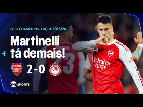 Gols e lances de Arsenal x Olympiacos