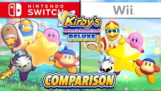 Kirby's Return to Dreamland Deluxe - Graphics Comparison (Switch vs Wii Original)