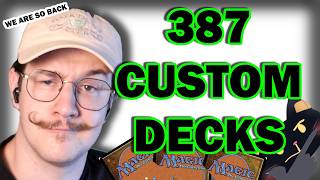 See Professional Custom Decks live - 387 custom decks available