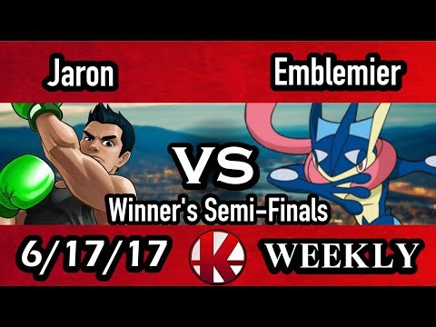 Jaron (Little Mac) vs. Emblemier (Greninja/Zelda) - Winner's Semi-Finals