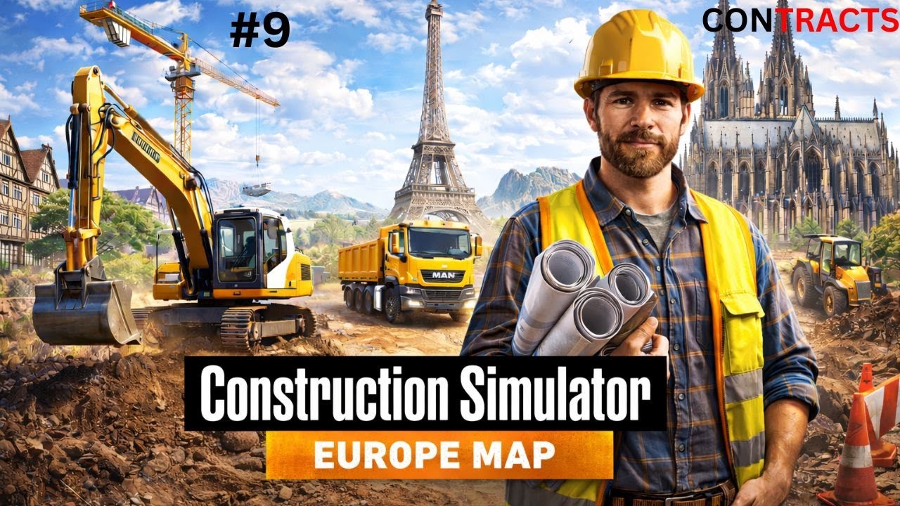 CONTACT : EQUIPMENT HALL - CONSTRUCTION PREPARATION || CONSTRUCTION SIMULATOR 2022 || CONTRACT#9