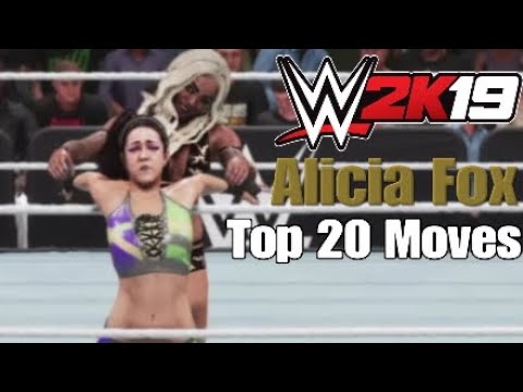 Top 20 Moves of Alicia Fox - WWE 2K19