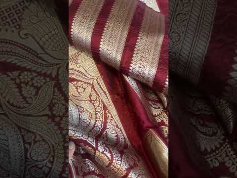 Maroon Pure Katan Silk 16 Kali Lehenga