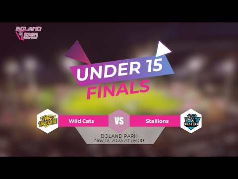 Boland T20 U15 FINAL: Stallions vs Wild Cats
