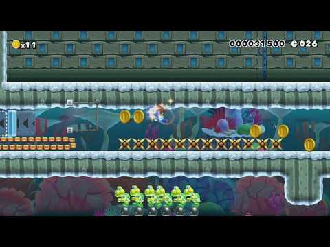 ♡自身初のスピードスイム上手く作れたかな? SPEEDSWIM♡ by ♪ほのか♪ - Super Mario Maker - No Commentary 1bn