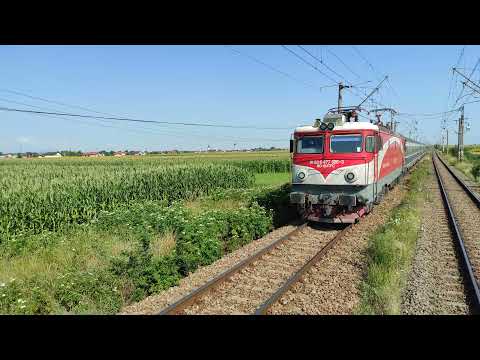 Tren IR1752 Suceava Nord - Bucuresti Nord intre Mircesti si Sabaoani cu 477-598-3 - 24.07.2021