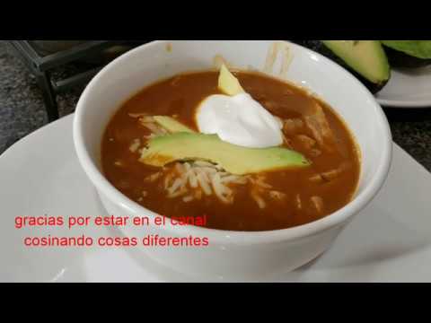 Sopa de frijoles recipe mexicana facil de hacer .cosinando cosas diferentes