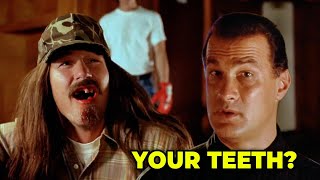 Never cause trouble with a woman in front of him | Steven Seagal