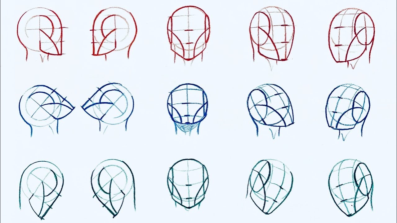 How to Easily Draw the Head from ANY ANGLE | Understanding the Loomis Method Part III