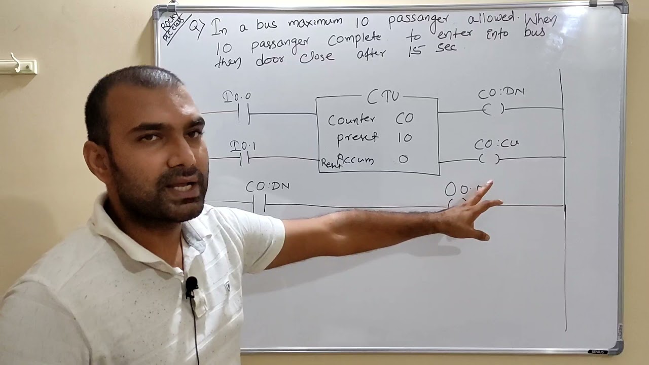plc programming lecture no 25 up counter program