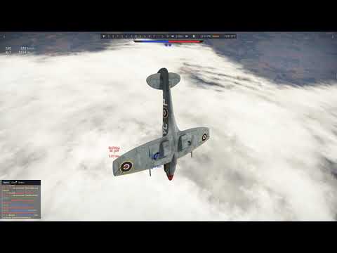War Thunder - Spitfire FR Mk. XIVe "Prendergast" gameplay