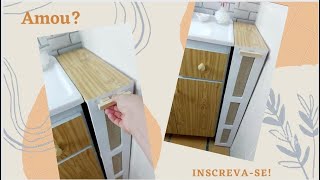 Fiz um carrinho multiuso, organizador, para o banheiro vem ver como ficou. DIY - FAÇA VOCÊ MESMO.