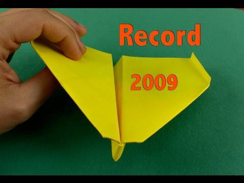 2009 Paper Airplane Guinness Record-Other Angle (Takuo Toda)