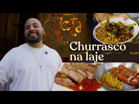 French charcuterie and Argentinean barbecue on the roof! #CaioPraDentro 020