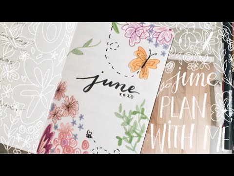 plan with me! | Bullet Journal Monthly Setup JUNE 2020