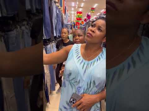 Your mom downtown looking for your December clothes