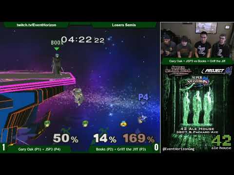 Construct 97 - Gary Oak + JSP3 vs Books + Griff the Jiff - Melee Doubles LS