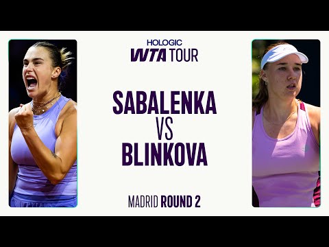 Aryna Sabalenka vs. Anna Blinkova | 2025 Madrid Round 2 |  WTA Match Highlights