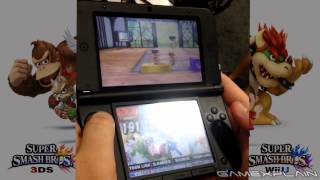 Super Smash Bros - Nintendogs Living Room Stage Brawl (3DS Gameplay)