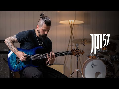 Sterling John Petrucci JP157DQM JP157 DiMarzio - Quilted Cerulean Paradise image 11