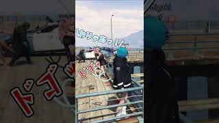 千鳥のコントみたいなノリで海に飛び込み続ける一ノ瀬うるはたちｗ【一ノ瀬うるは/GTAV/ぶいすぽ】 #shorts #一ノ瀬うるは #魔界ノりりむ  #トナカイト #vanilla