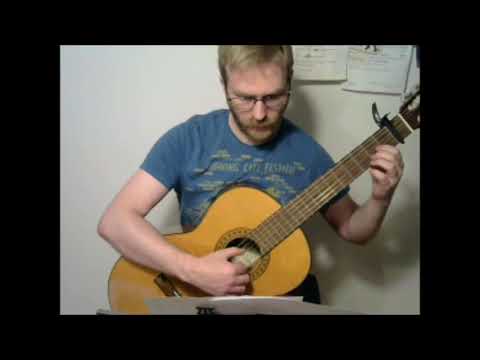 Aldrig en Iris på dessa bleka fält Enkel, Bellman, Klassisk gitarr