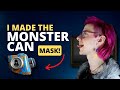 How To Make A MASK Out Of MONSTER Energy Drink Cans Monster Energy Drink Face Mask