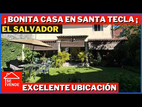 PRECIOSA CASA EN VENTA EN SANTA TECLA LA LIBERTAD EL SALVADOR